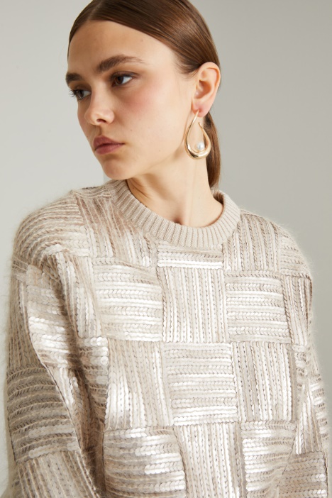 Mini abito con paillettes