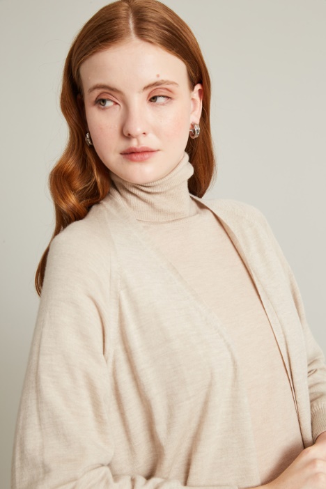 Cardigan lungo in cashmere