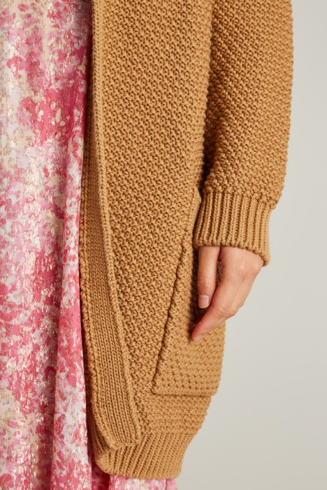 Cardigan oversize in cotone