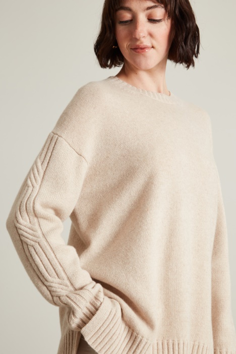 Maglia morbida in puro cashmere