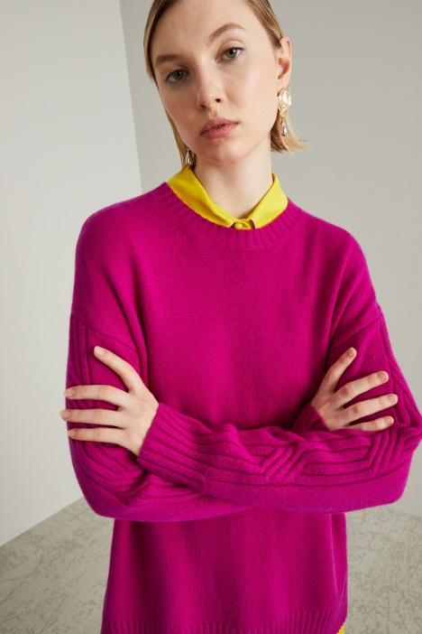 Maglia morbida in puro cashmere