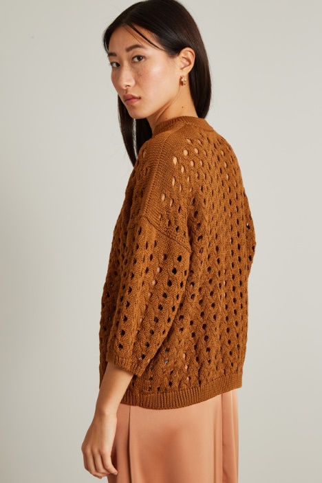 Jersey boxy de malla de algodón