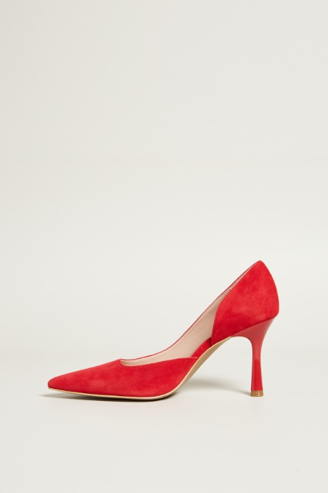 Décolleté in pelle