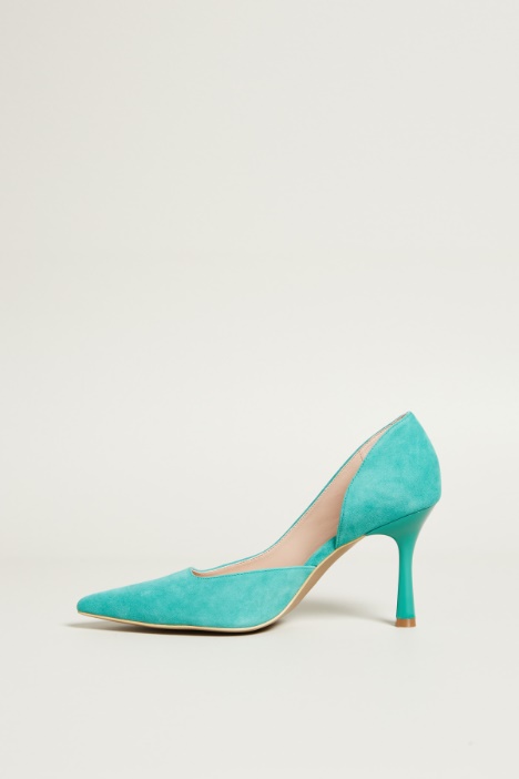 Décolleté in pelle