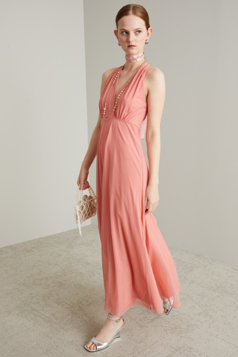 Abito in jersey tulle