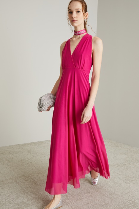 Abito in jersey tulle