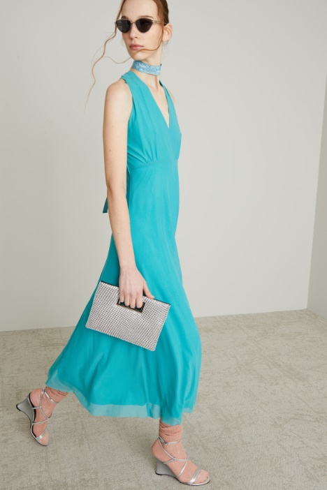 Abito in jersey tulle