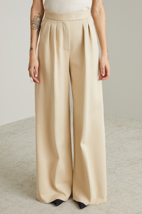 Pantaloni in jersey compatto