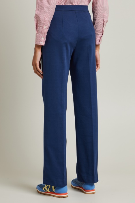 Pantaloni dritti in jersey Intrend - 3