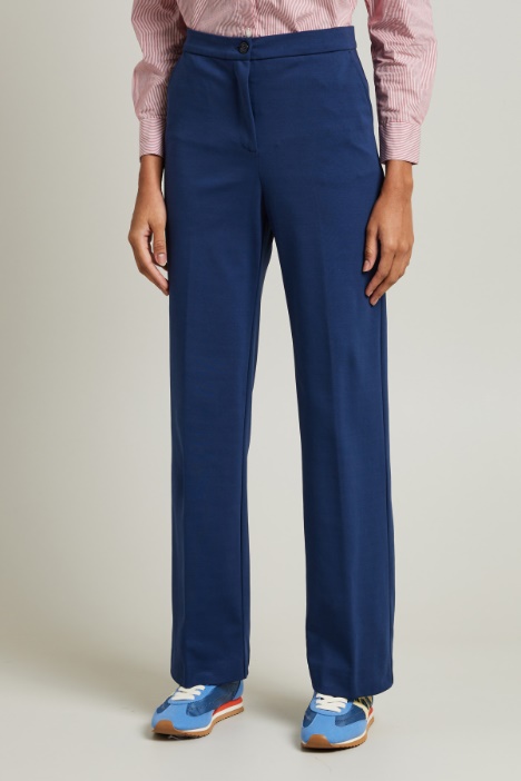 Pantalón recto de punto