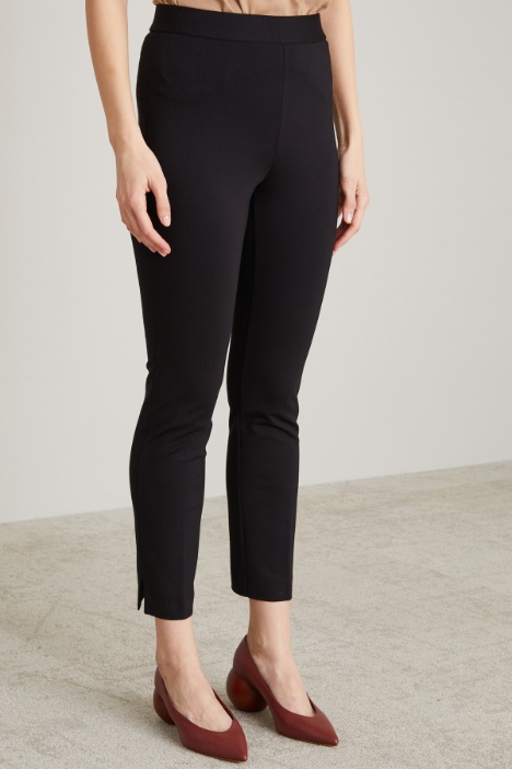 Pantaloni slim in jersey