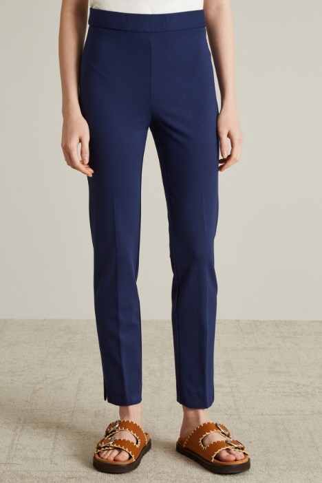 Pantaloni slim in jersey