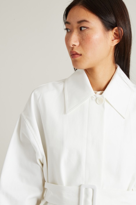 Giacca over in doppia tela