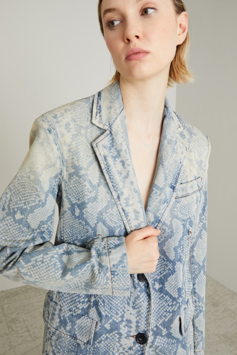 Denim blazer