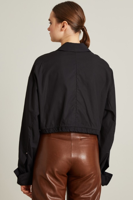 Camisa boxy con cordón