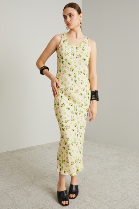 Abito scivolato con stampa