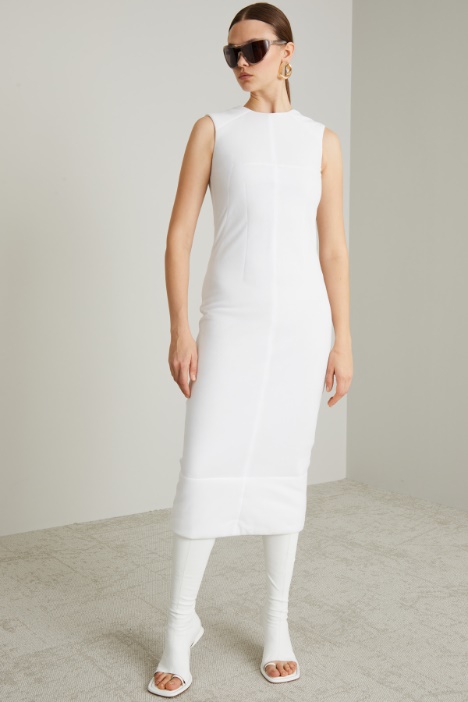 Abito imbottito in jersey