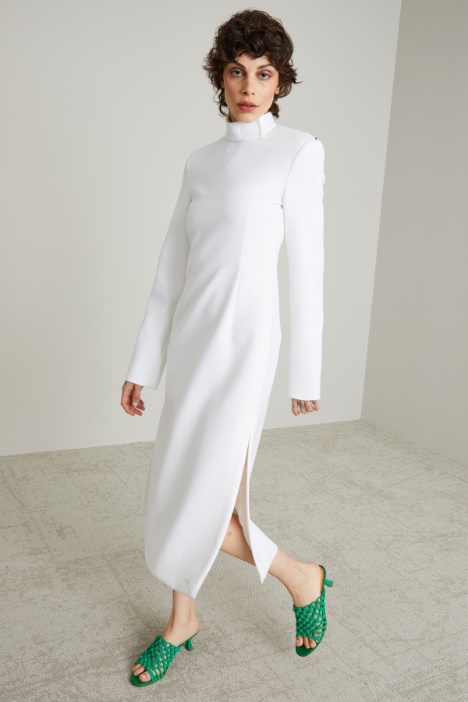 Abito in jersey compatto elasticizzato