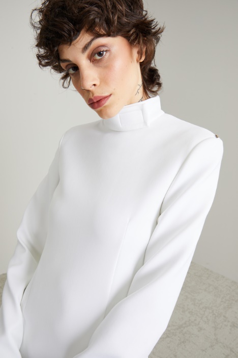 Abito in jersey compatto elasticizzato