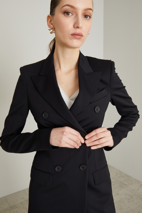 Blazer doppiopetto sfiancato