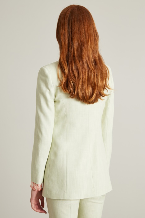 Blazer doppiopetto in stuoia