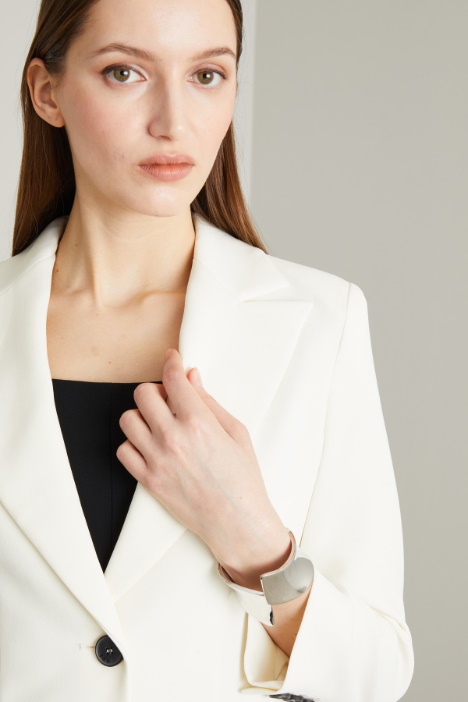 Blazer in crèpe