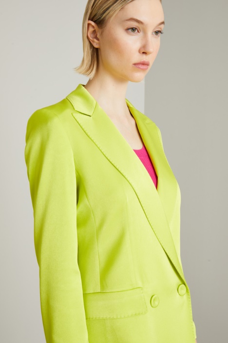 Blazer in raso