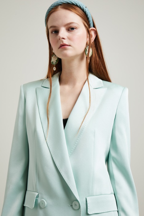 Blazer in raso