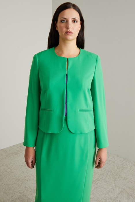 Giacca in cady fluido