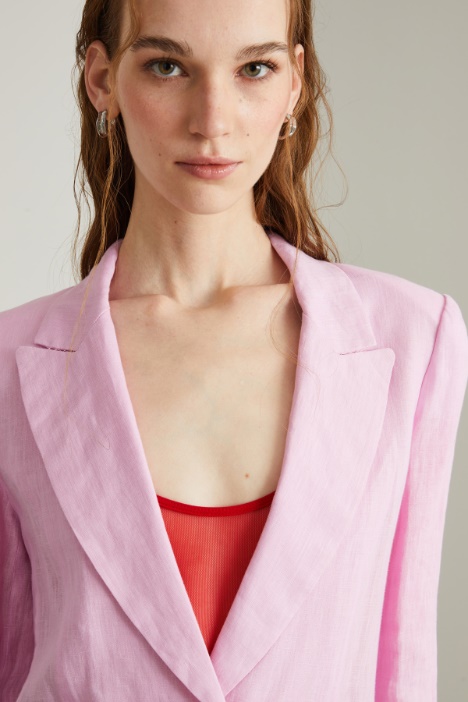 Blazer con bottone singolo