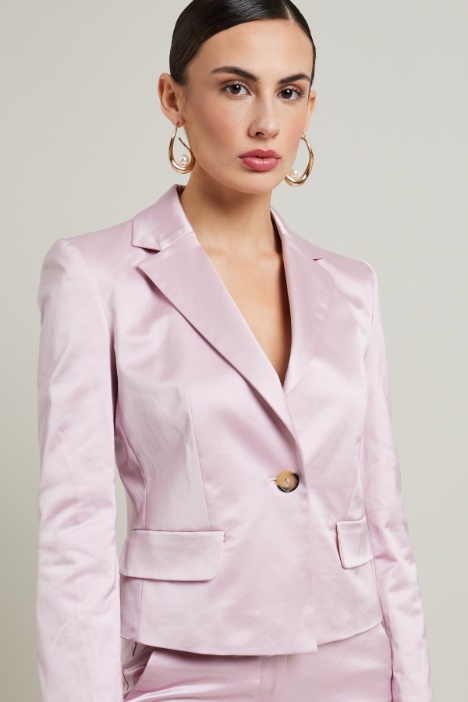 Blazer in raso