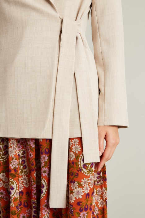 Blazer con nastro laterale