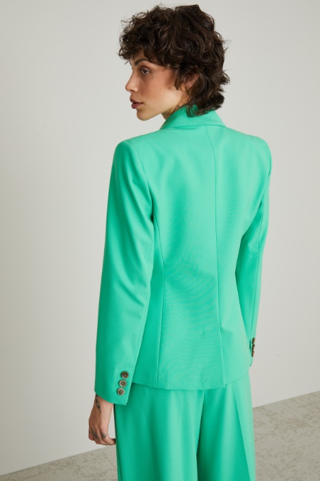 Blazer doppiopetto in tela