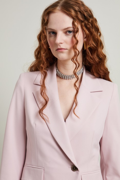 Blazer cruzado de cady