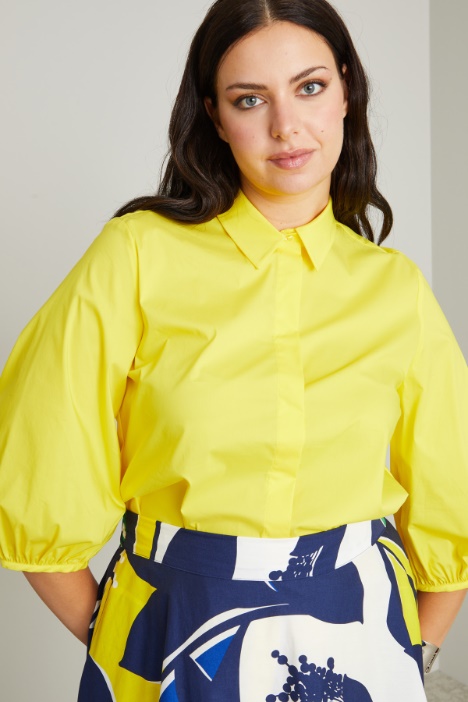 Camicia con maniche a tre quarti