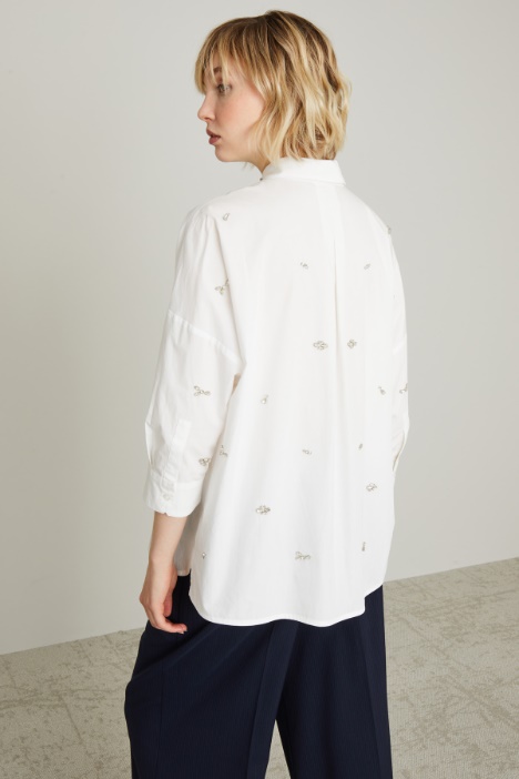 Rhinestone shirt Intrend - 2