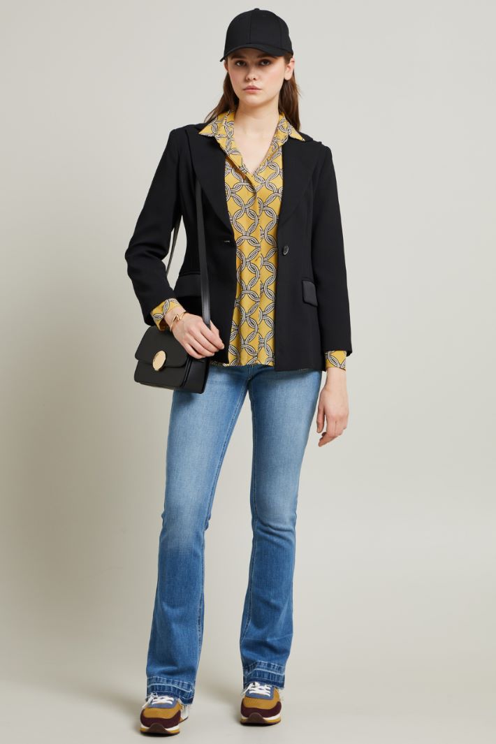 Patterned silk shirt Intrend