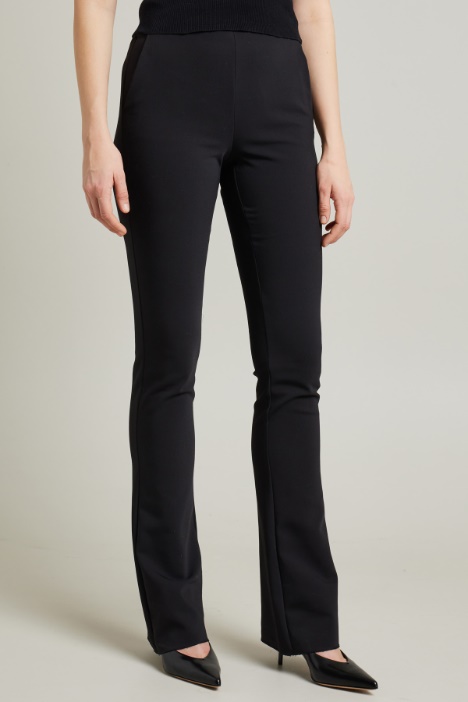 Pantaloni dritti in cotone