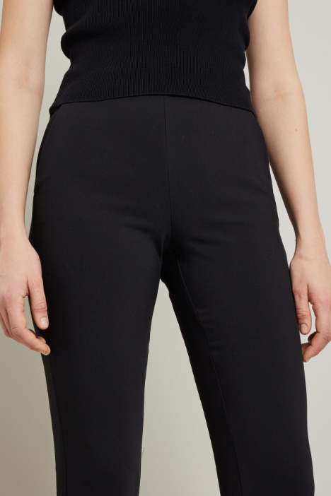 Pantaloni dritti in cotone