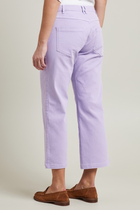 Drill cropped trousers Intrend - 3
