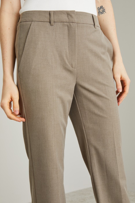Pantaloni in tela stretch