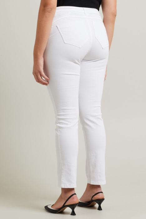 Pantaloni slim in drill