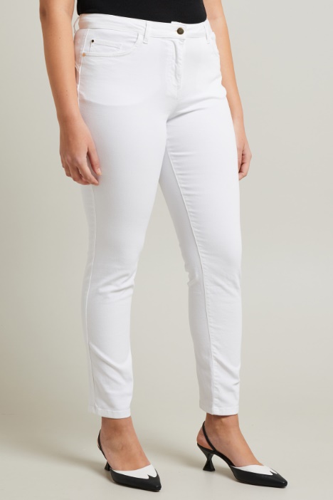 Pantaloni slim in drill