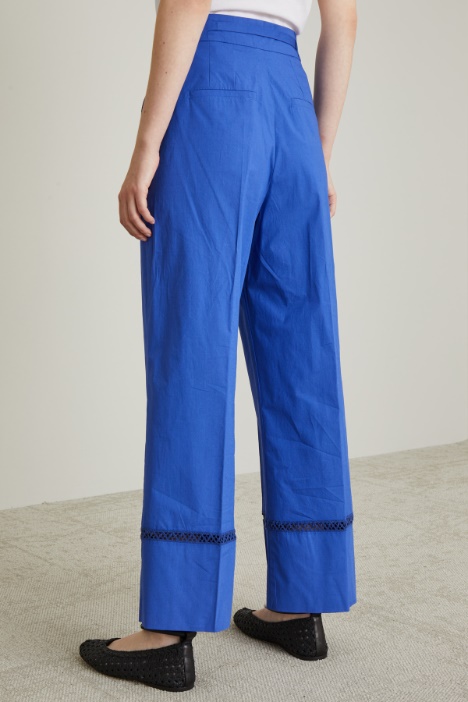 Pantaloni in popeline