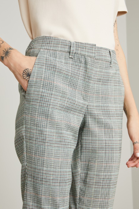 Pantaloni sigaretta a fantasia