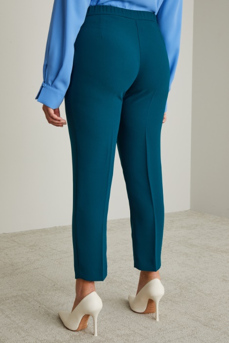 Pantaloni in enver satin