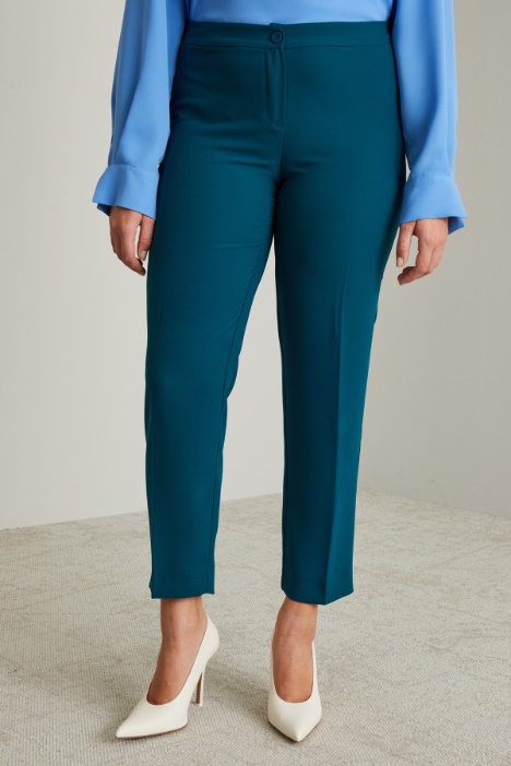 Pantaloni in enver satin