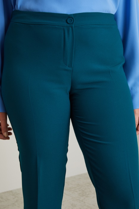 Pantaloni in enver satin