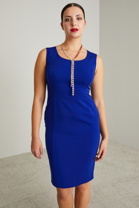 Abito a tubino in cady stretch