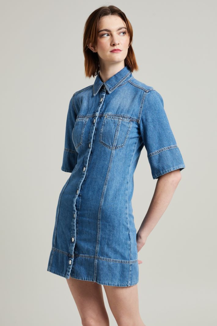 Denim dress Intrend - 3